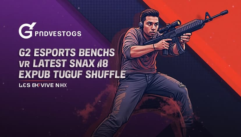 G2 Esports benches Snax in latest CS2 roster shuffle