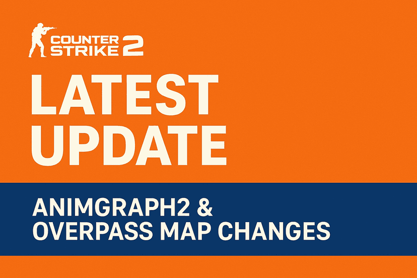 Counter-Strike 2’s latest update introduces AnimGraph2 and Overpass map changes